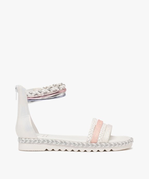 Sandales montantes à brides pailletées et talon zippé fille vue1 - LOVELY WINGS - GEMO