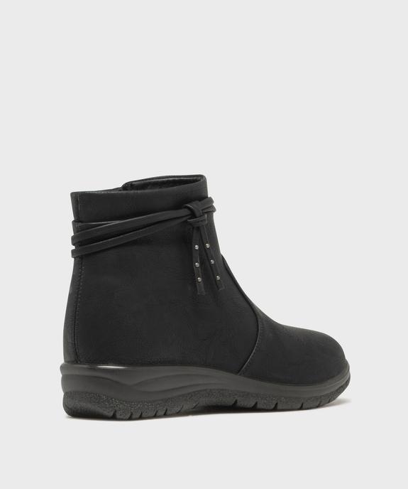 Boots confort à talon compensé femme vue4 - G'FLEX - GEMO