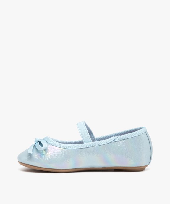 Ballerines fille irisées à bride élastiquée vue3 - GEMO (ENFANT) - GEMO