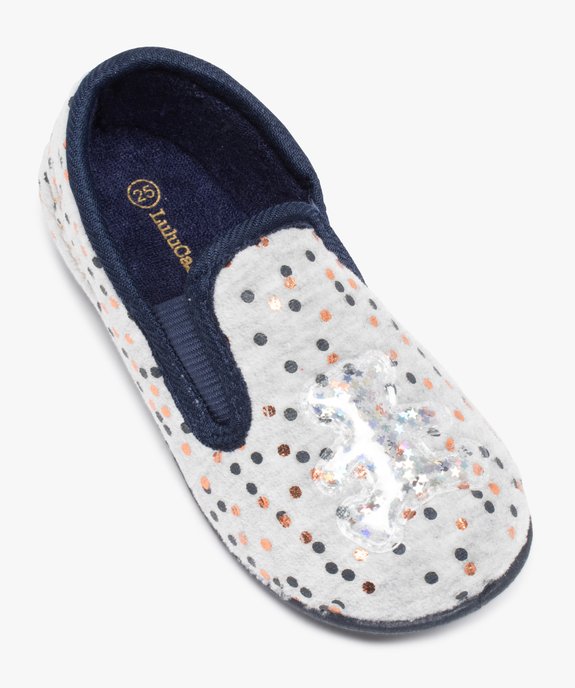 Chaussons fille à pois brillants – LuluCastagnette vue5 - LULU CASTAGNETT - GEMO