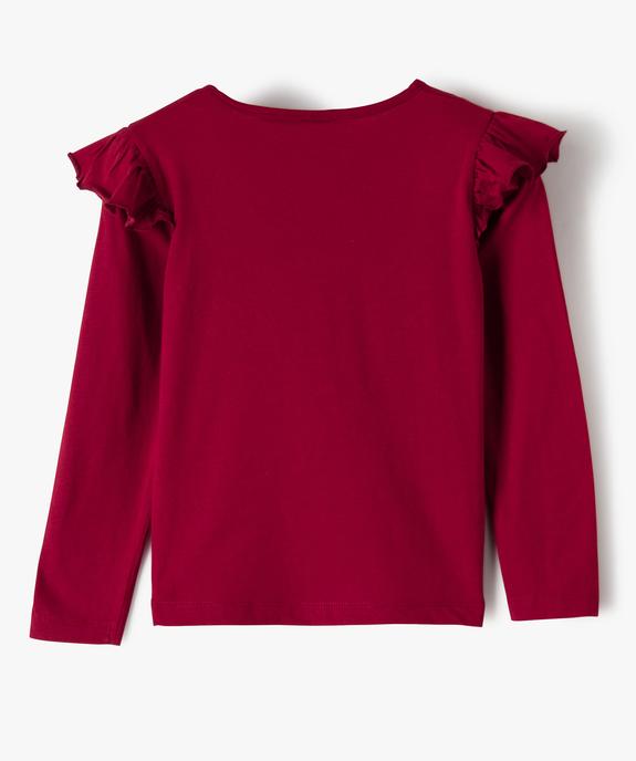 Tee-shirt fille avec motif chouette et sequins – Harry Potter vue3 - HARRY POTTER - GEMO