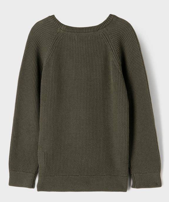 Pull en maille garçon vue3 - GEMO (ENFANT) - GEMO