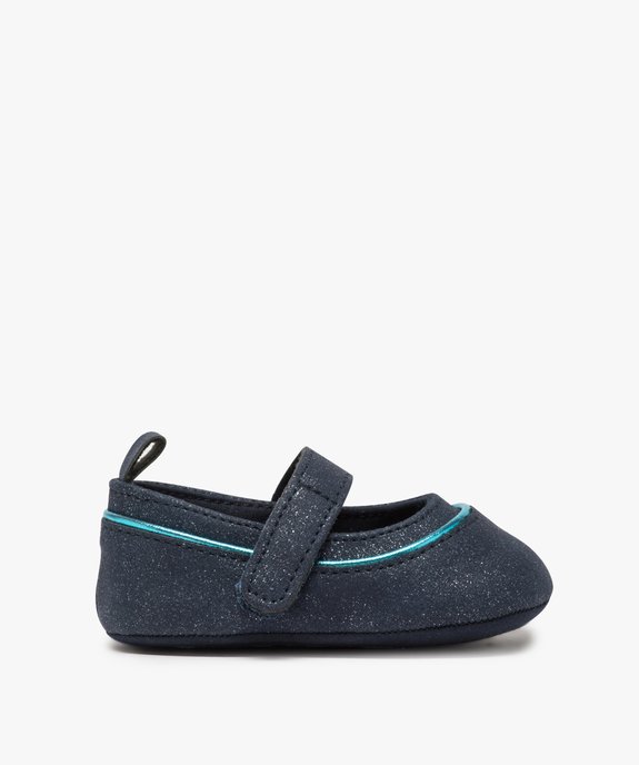 Chaussures de naissance bébé fille babies pailletées vue1 - GEMO(BB COUCHE) - GEMO