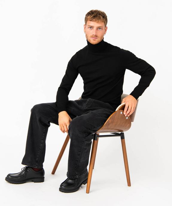 Jean Wide Leg avec taille élastique homme vue1 - GEMO 4G HOMME - GEMO