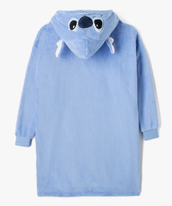 Robe de chambre à capuche en maille peluche enfant - Stitch vue3 - LILO & STITCH - GEMO
