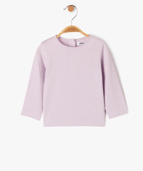 Ensemble 2 pièces bébé fille : robe + tee-shirt à manches longues vue3 - GEMO 4G BEBE - GEMO