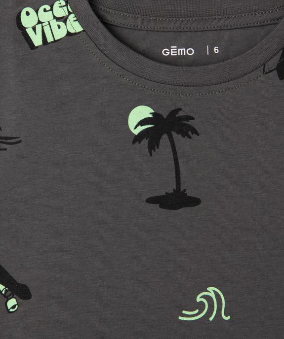 Tee-shirt garçon esprit skate vue2 - GEMO (ENFANT) - GEMO