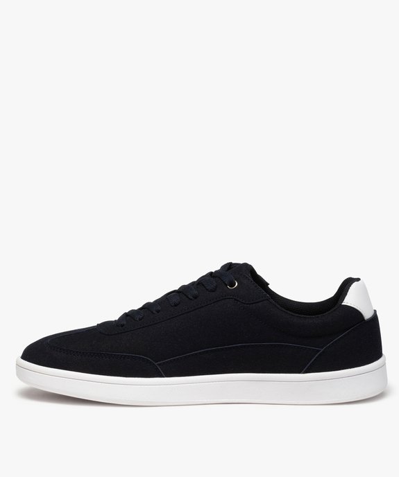 Baskets homme suédées à lacets style skateshoes vue3 - GEMO (SPORTSWR) - GEMO