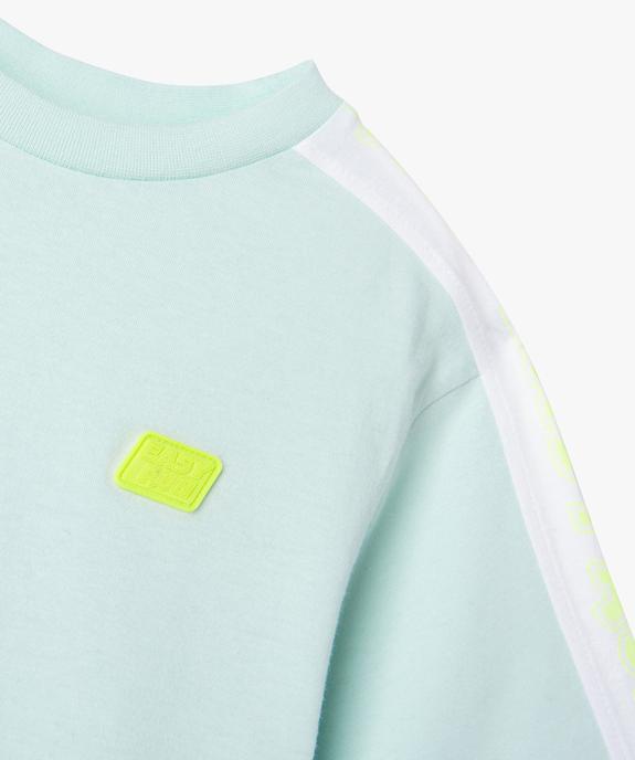 Tee-shirt garçon à bandes graphiques vue2 - GEMO (ENFANT) - GEMO