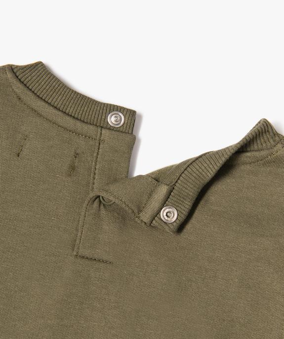 Sweat en molleton doux bébé garçon (lot de 2) vue3 - GEMO(BEBE DEBT) - GEMO