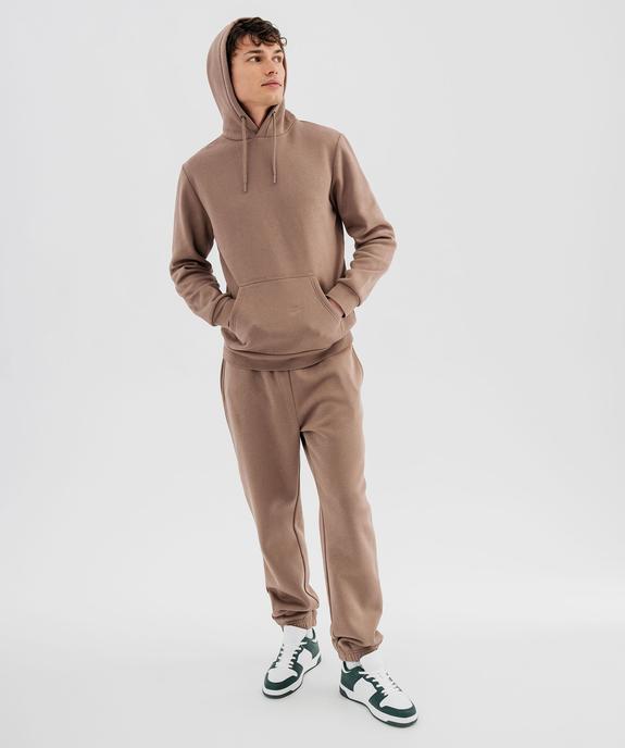 Sweat à capuche intérieur molletonné homme vue4 - GEMO 4G HOMME - GEMO