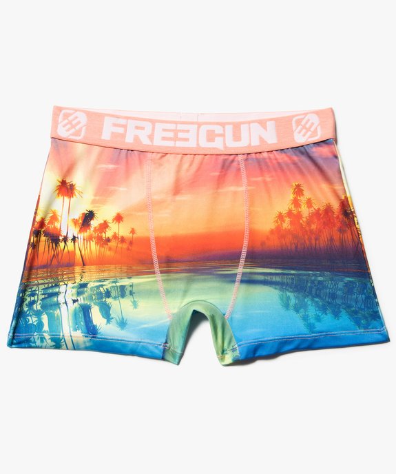 Boxer homme avec motif coucher de soleil - Freegun vue1 - FREEGUN - GEMO