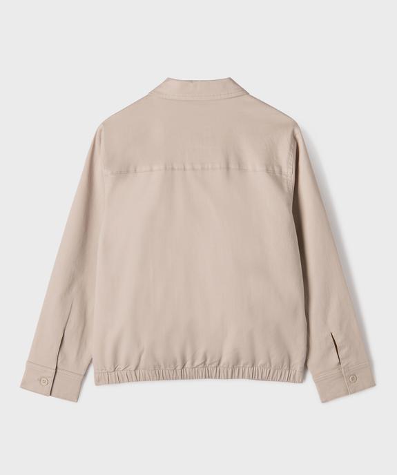 Blouson en coton avec fermeture zippée garçon vue2 - GEMO 4G GARCON - GEMO