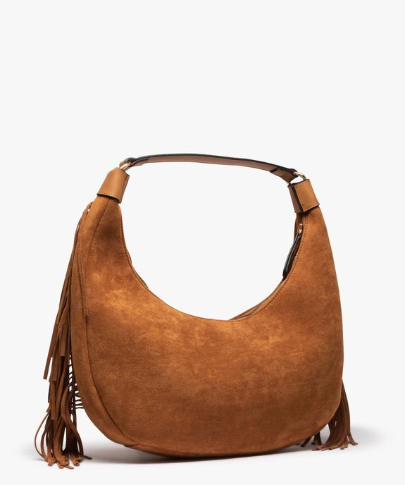 Sac à main femme toucher velours esprit folk vue2 - GEMO (ACCESS) - GEMO