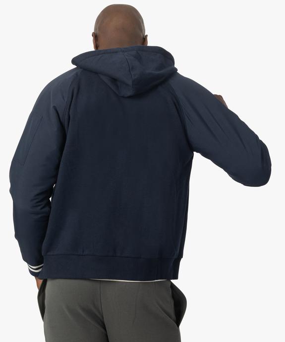 Sweat homme zippé à capuche – Camps United vue3 - CAMPS UNITED - GEMO