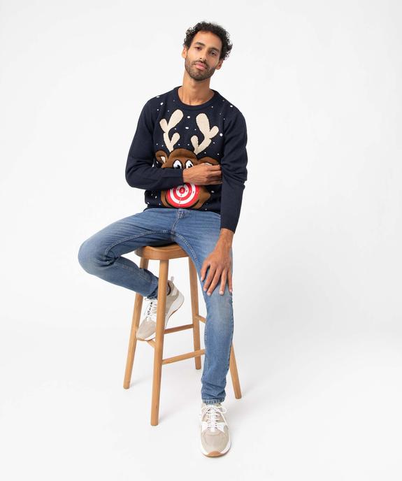 Jean homme coupe Skinny délavé  vue5 - GEMO 4G HOMME - GEMO