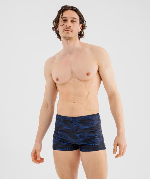 Maillot de bain imprimé homme  vue1 - GEMO (PLAGE) - GEMO