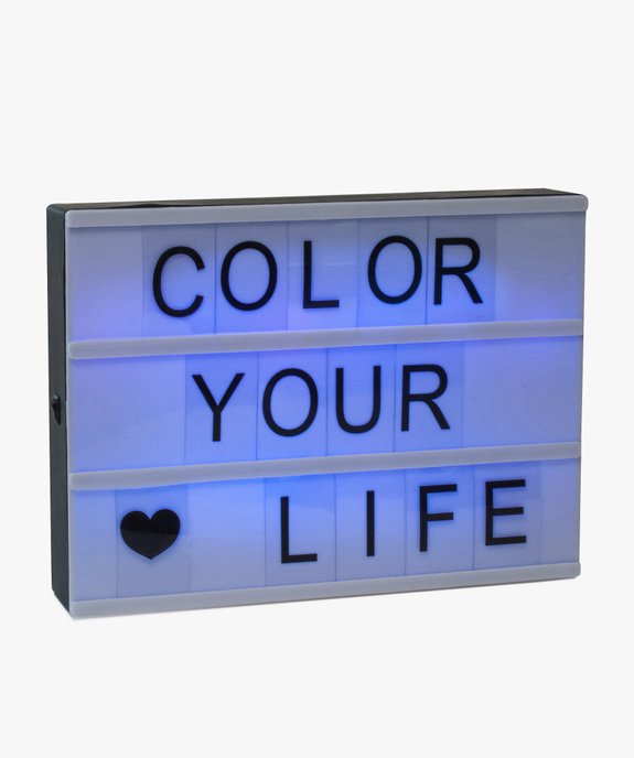 Lightbox avec 82 lettres interchangeables vue3 - GEMO (ACCESS) - GEMO