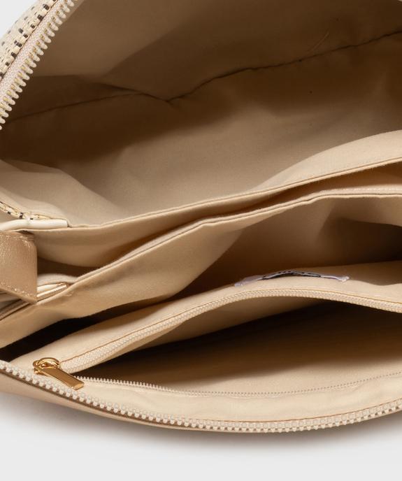 Sac besace multicompartiment femme vue3 - GEMO (ACCESS) - GEMO