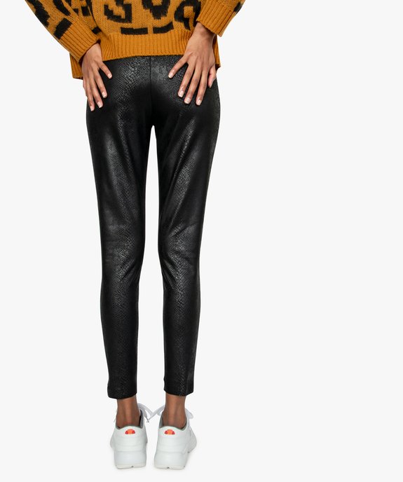 Legging femme aspect python vue3 - GEMO(FEMME PAP) - GEMO
