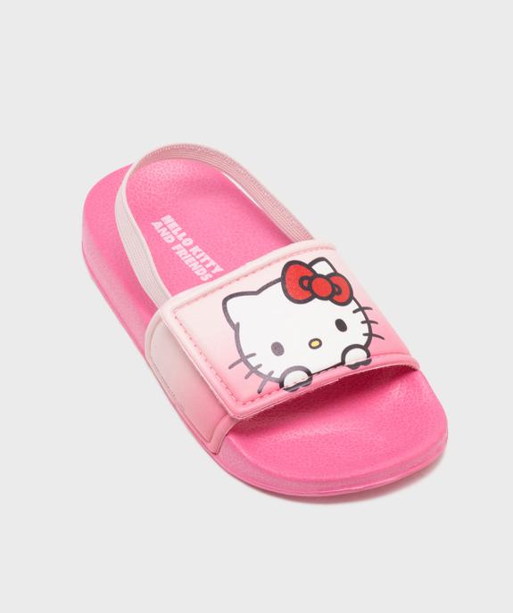 Mules de plage à scratch à motif chaton fille - Hello Kitty vue5 - HELLO KITTY - GEMO