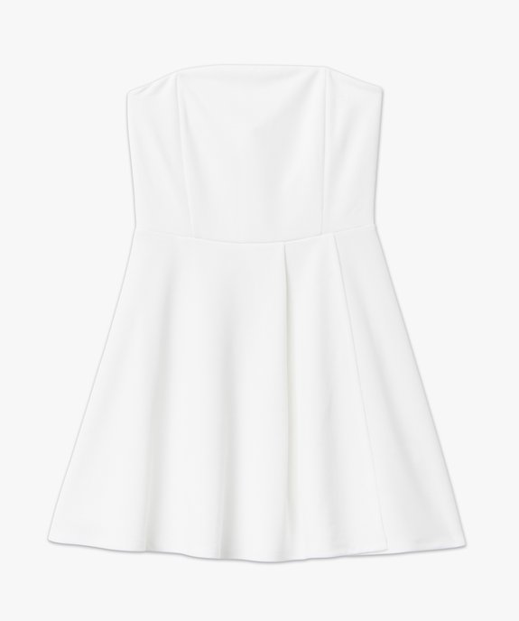 Robe bustier en maille extensible femme vue4 - GEMO(FEMME PAP) - GEMO