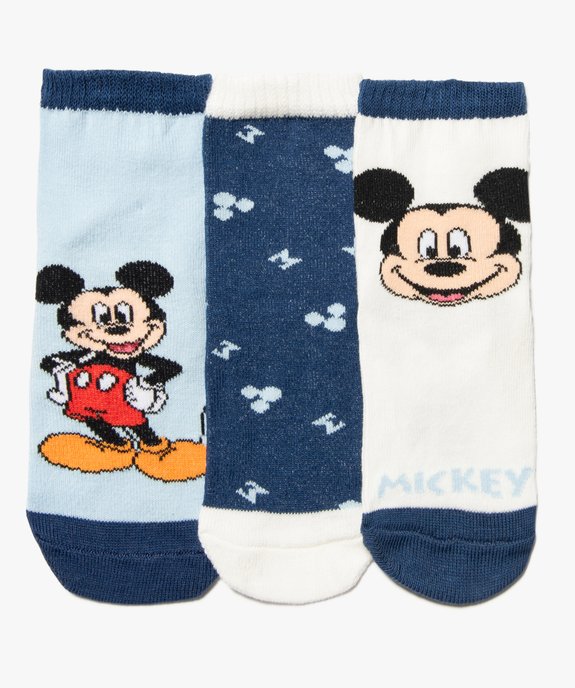 Chaussettes bébé avec motif Mickey (lot de 3) - Disney vue1 - MICKEY - GEMO