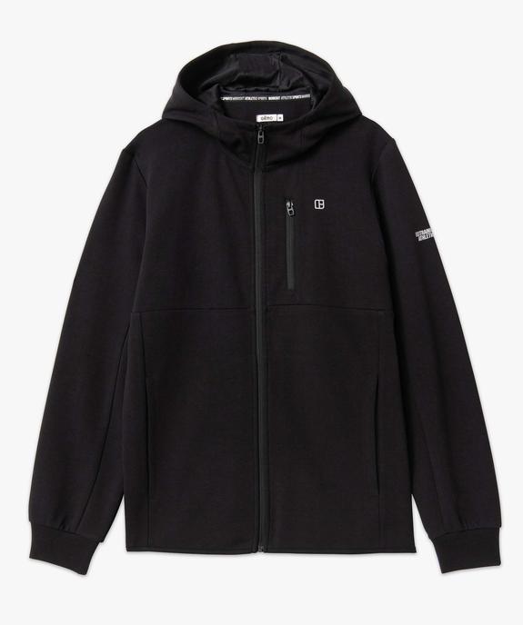 Sweat homme zippé à capuche vue4 - GEMO (HOMME) - GEMO