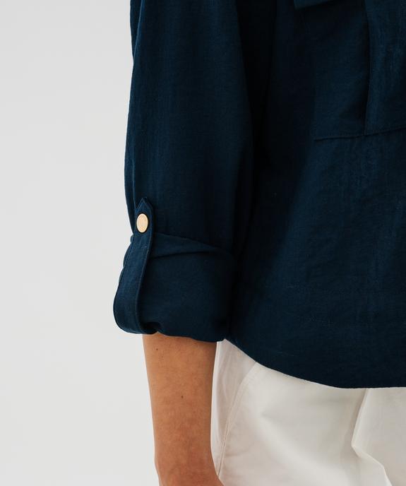 Blouson fluide avec bas ajustable femme - LuluCastagnette vue4 - LULUCASTAGNETTE - GEMO