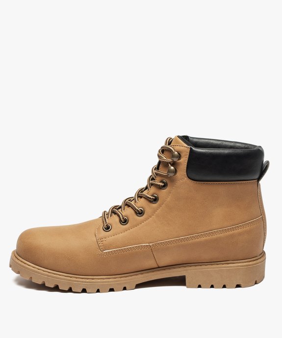 Chaussures montantes Homme à semelle crantée - Les Supaires vue3 - GEMO (CASUAL) - GEMO