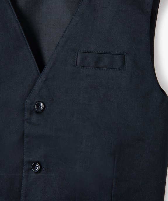 Gilet de costume garçon sans manches vue2 - GEMO (ENFANT) - GEMO