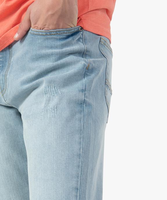 Jean homme coupe Straight avec marques d’usure vue2 - GEMO (HOMME) - GEMO