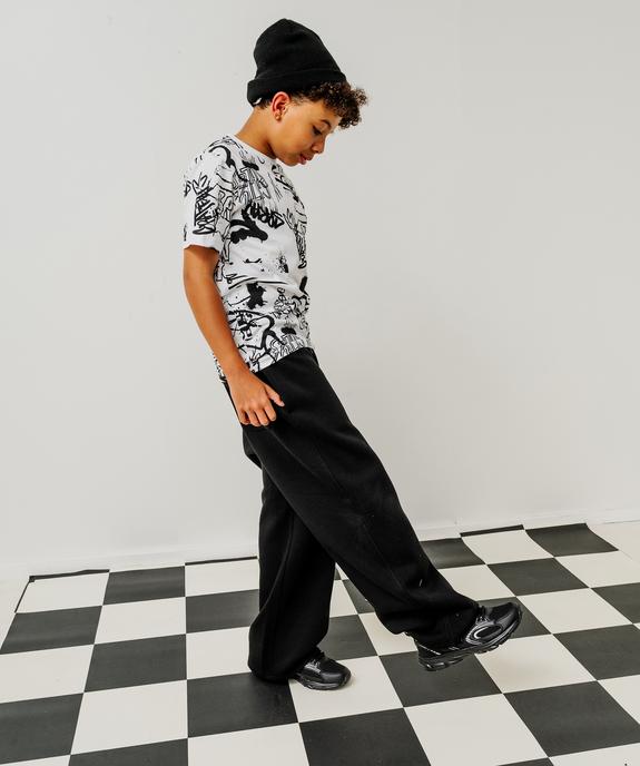 Pantalon de jogging large garçon vue5 - GEMO 4G GARCON - GEMO