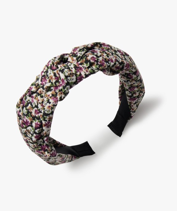 Serre-tête femme à motifs fleuris vue1 - GEMO - GEMO