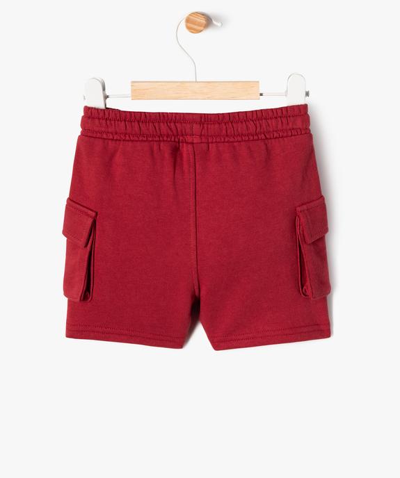 Short en maille coupe cargo bébé garçon vue3 - GEMO(BEBE DEBT) - GEMO