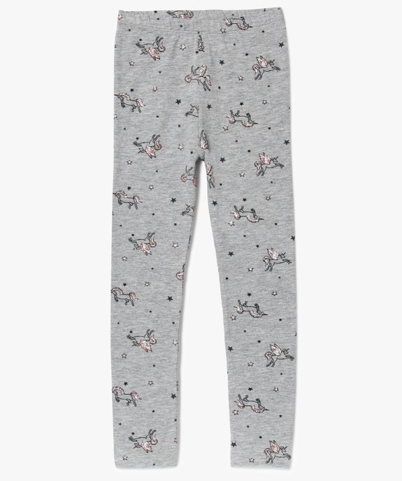 Legging long à motifs licornes vue1 - GEMO (ENFANT) - GEMO