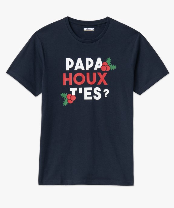 Tee-shirt homme avec message spécial Noël vue4 - GEMO (HOMME) - GEMO