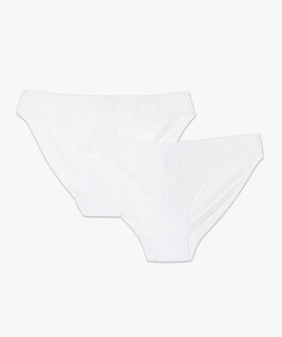 Culotte microfibre sans coutures femme (lot de 2) vue7 - GEMO 4G FEMME - GEMO