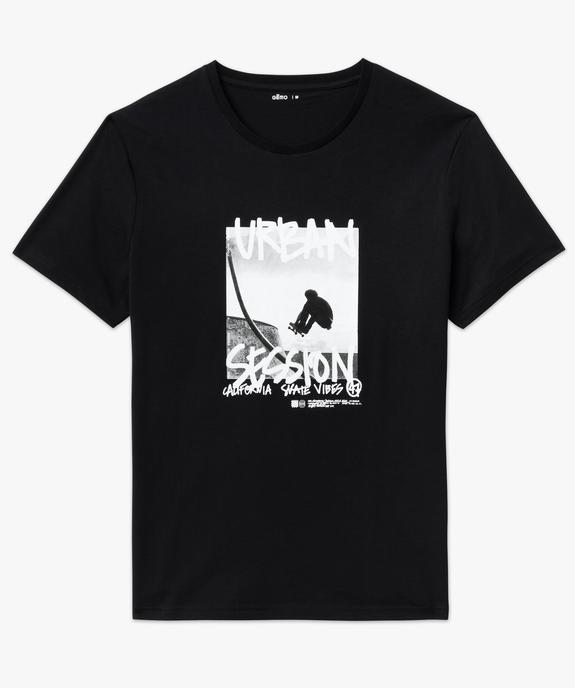 Tee-shirt manches courtes imprimé homme vue4 - GEMO (HOMME) - GEMO