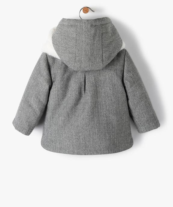 Manteau bébé fille avec écharpe douce - LuluCastagnette vue5 - LULUCASTAGNETTE - GEMO