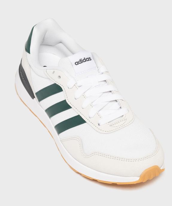 Baskets en cuir et mesh Run 60s 4.0 homme - Adidas vue5 - ADIDAS - GEMO