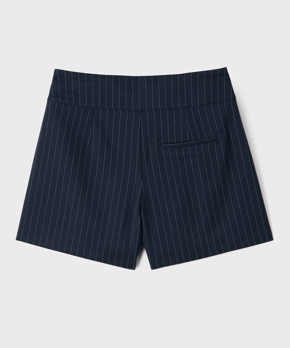 Short ample à rayures tennis fille vue4 - GEMO (JUNIOR) - GEMO