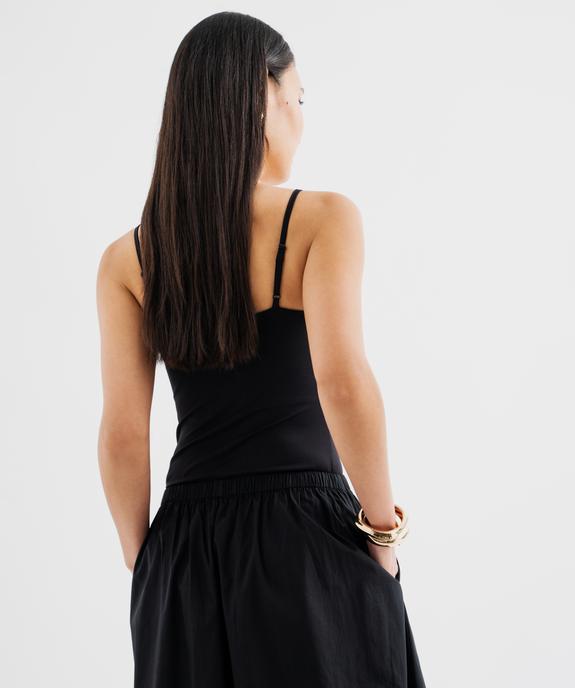 Body à fines bretelles femme vue3 - GEMO(FEMME PAP) - GEMO
