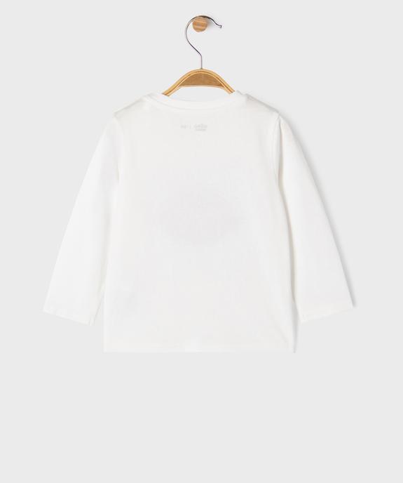 Tee-shirt manches longues avec motif animal bébé garçon vue3 - GEMO 4G BEBE - GEMO