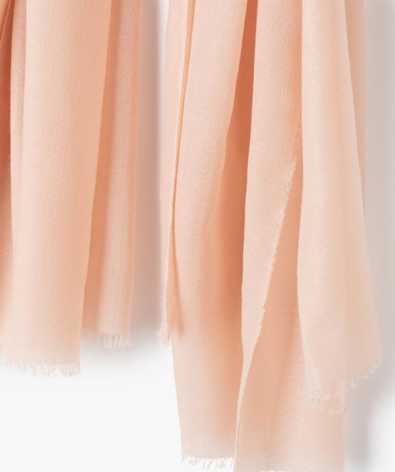 Foulard femme en fine maille texturée vue2 - GEMO (ACCESS) - GEMO