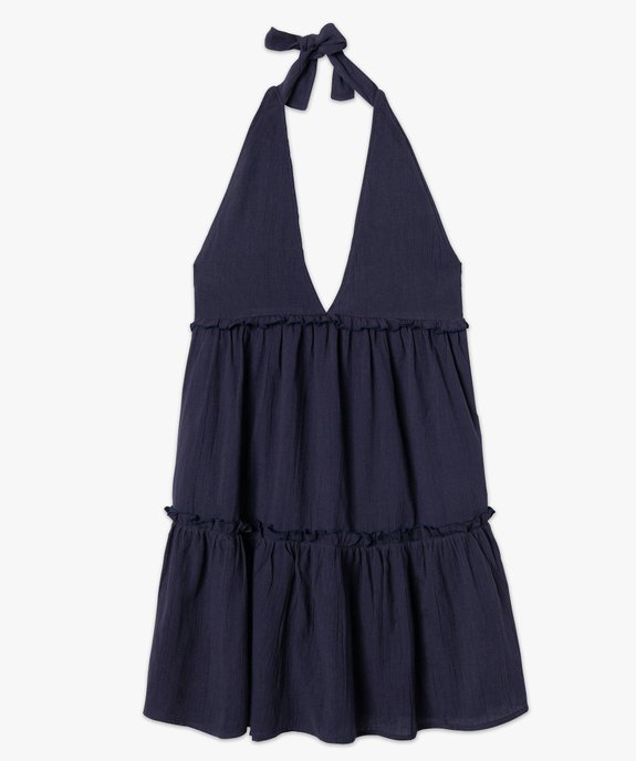 Robe de plage femme à volants vue4 - GEMO (PLAGE) - GEMO