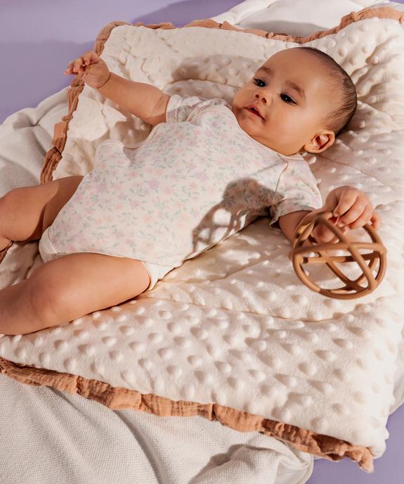 Body à manches courtes fermeture croisée motifs fleuris bébé fille (lot de 3) vue5 - GEMO 4G BEBE - GEMO