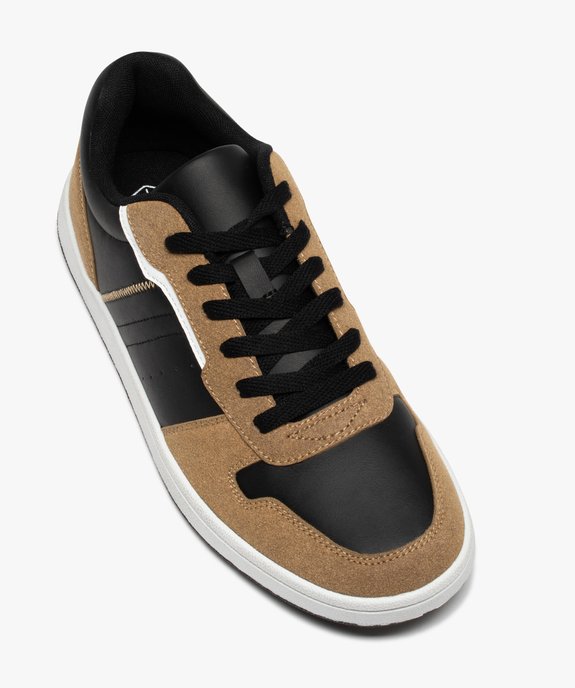 Baskets homme skateshoes bicolores à lacets vue5 - 5 MILES GEMO FOR GOOD - GEMO