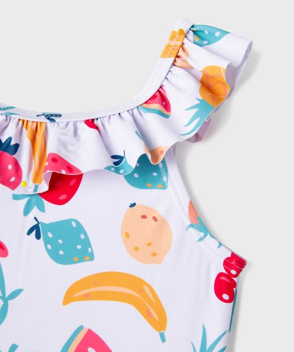 Maillot de bain 2 pièces à motifs fruits bébé fille vue1 - GEMO(BEBE DEBT) - GEMO