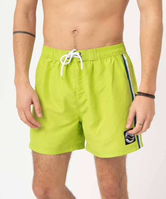 Short de bain homme look sportswear vue2 - GEMO (PLAGE) - GEMO